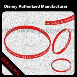 silicone red bracelet