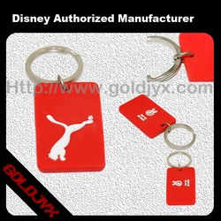 customied silicone key rings