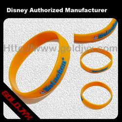 embossed silicone wristband
