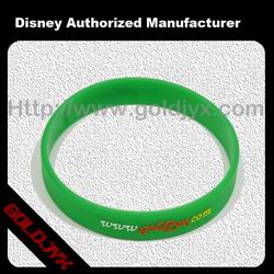 embossed silicone wristband