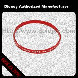 silicone red bracelet