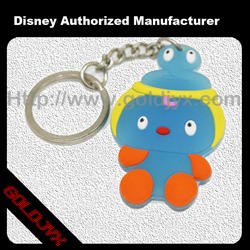 silicone cartoon key ring