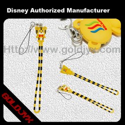 personalized pvc cell phone pendant